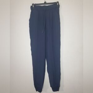 Lululemon Keep Moving Joggers Size 4 True Navy Nulu Fabric Womens